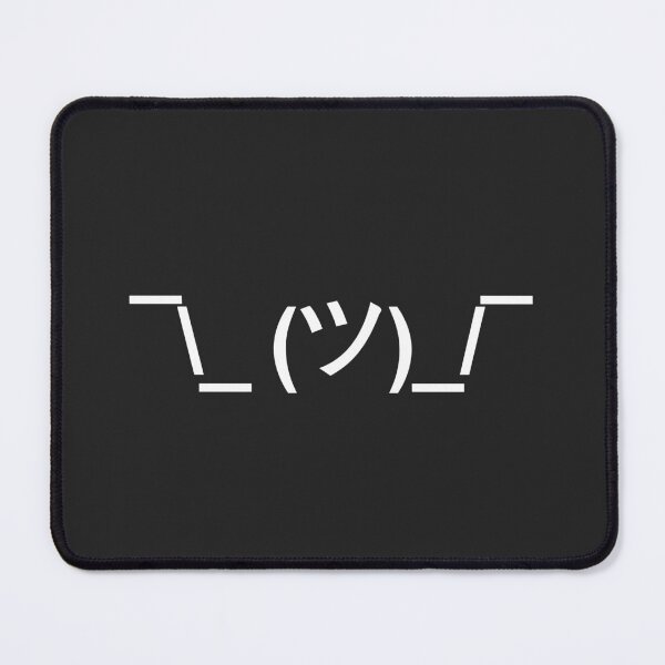 Item preview, ASCII Person Shrugging designed and sold by Oscar Sánchez Requena.