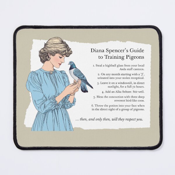 Item preview, Princess Diana Pigeon Trainer designed and sold by DebbieDoesDogs.