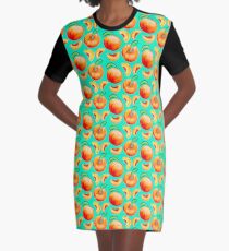 Peaches Graphic T-Shirt Dress