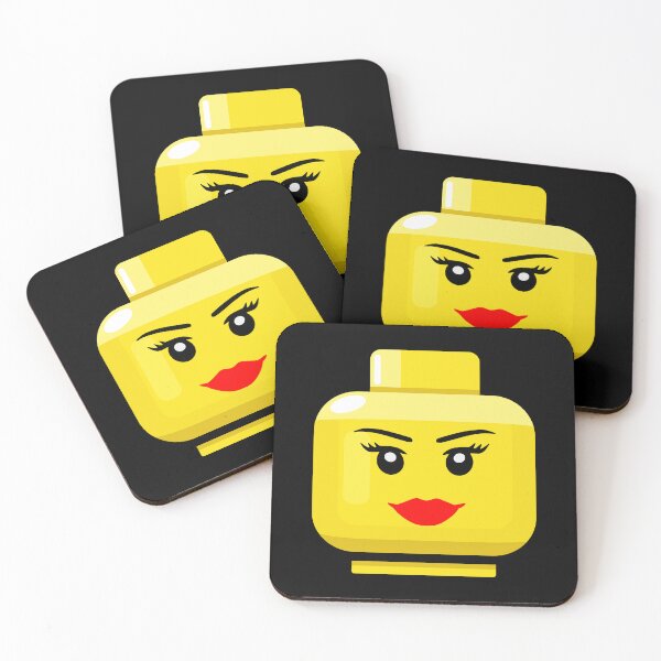 Item preview, Brick Toy Head Yellow Funny Face designed and sold by Kubala Designs.