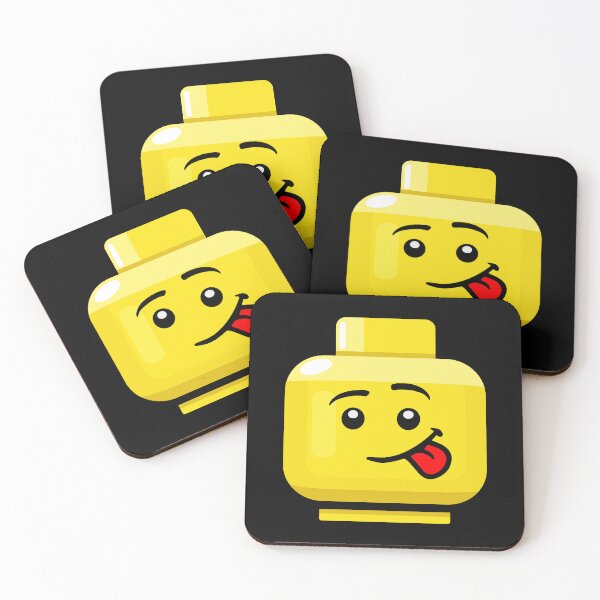 Item preview, Brick Toy Head Yellow Funny Face designed and sold by Kubala Designs.