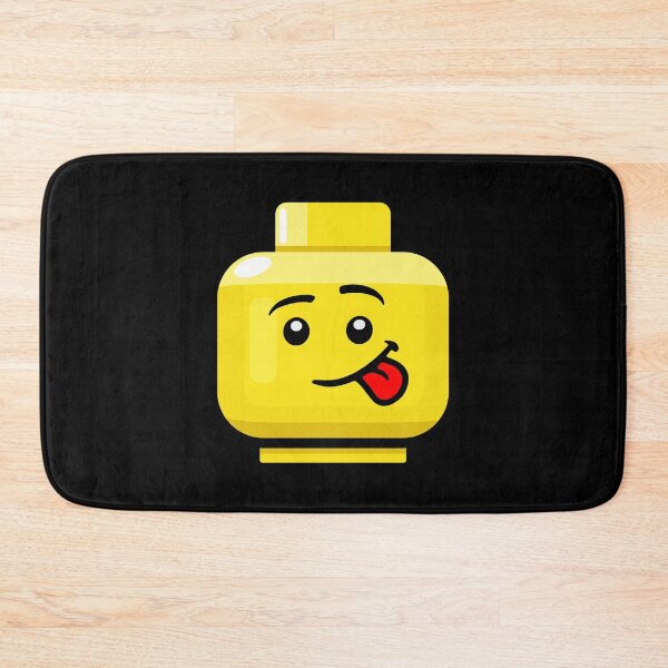 Item preview, Brick Toy Head Yellow Funny Face designed and sold by Kubala Designs.