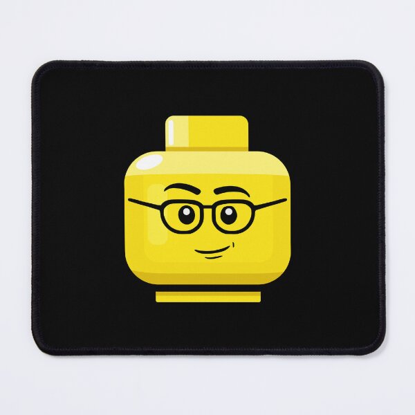 Item preview, Brick Toy Head Yellow Funny Face designed and sold by Kubala Designs.