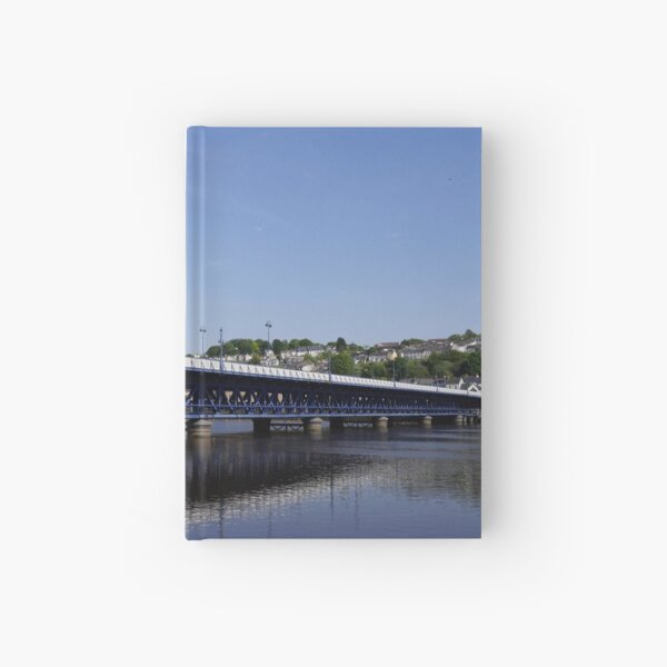Craigavon Bridge, Derry, Northern Ireland Hardcover Journal