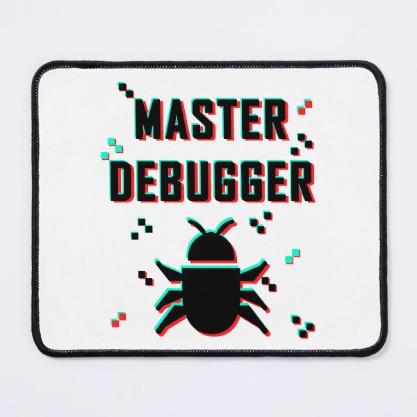 Item preview, Master Debugger Glitch black white designed and sold by Warrioll.