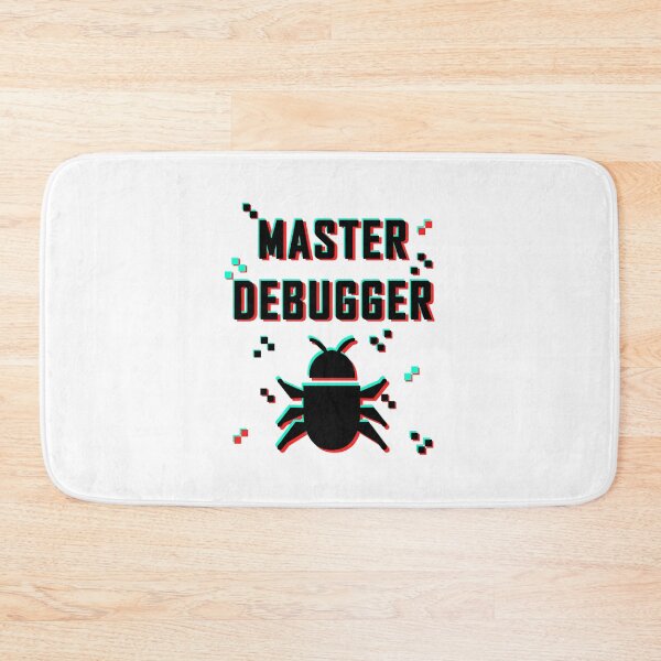 Item preview, Master Debugger Glitch black white designed and sold by Warrioll.