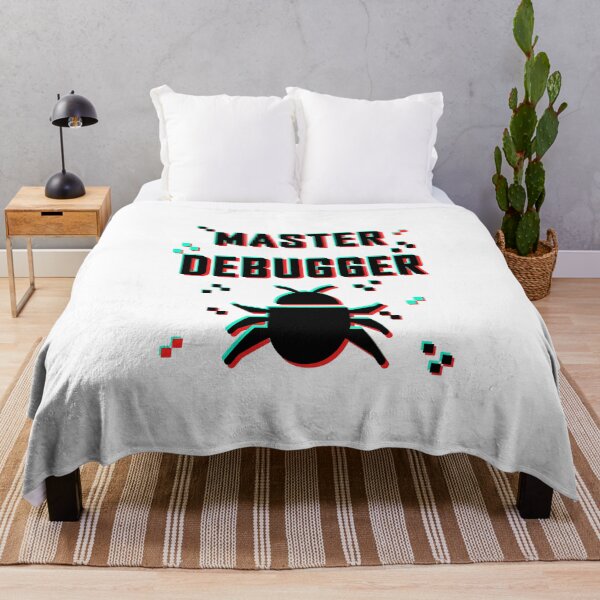 Item preview, Master Debugger Glitch black white designed and sold by Warrioll.