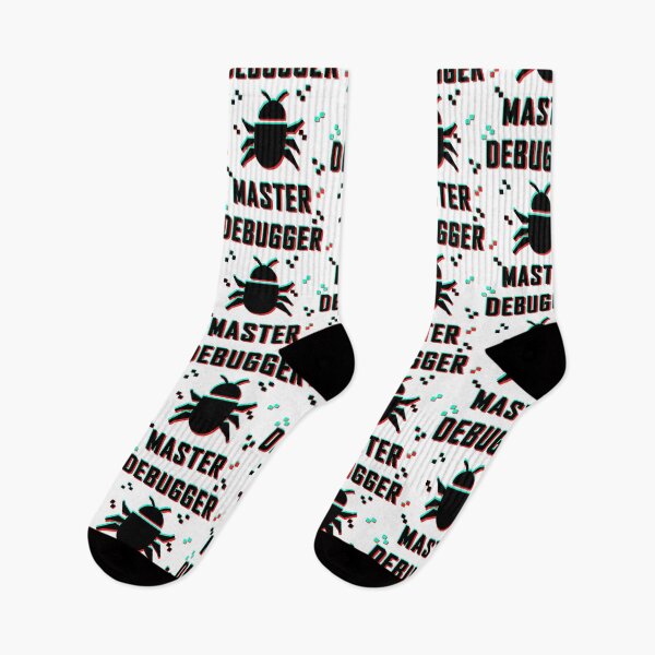 Item preview, Master Debugger Glitch black white designed and sold by Warrioll.