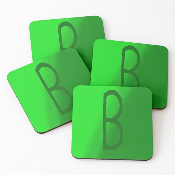 Item preview, Green B with Gradient Background designed and sold by MusicQueen17.