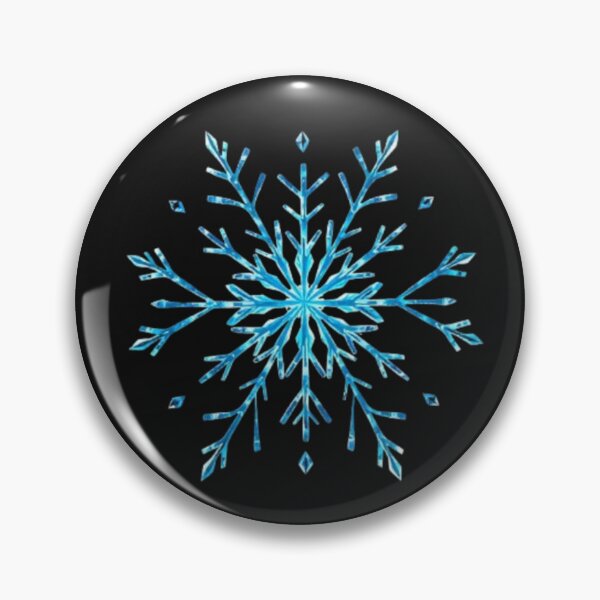 Item preview, Icy Blue Snowflake designed and sold by MyTshirtArt.