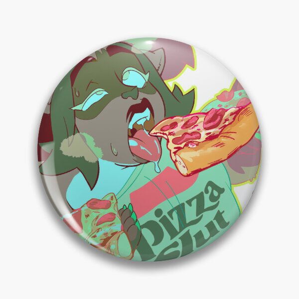 Item preview, Pizza slut raccoon edition designed and sold by My life with Fel's stickershop.