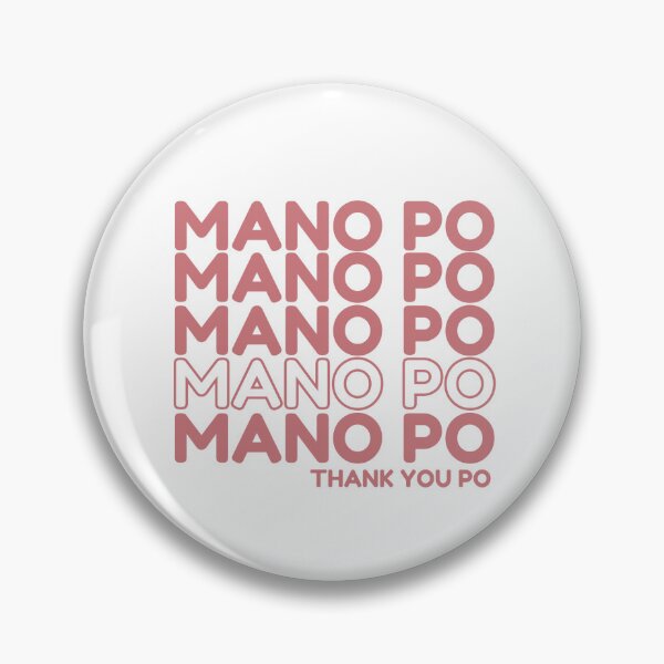 Item preview, Mano Po Thank You Po Filipino Plastic Bag Funny Tagalog designed and sold by not-karla.