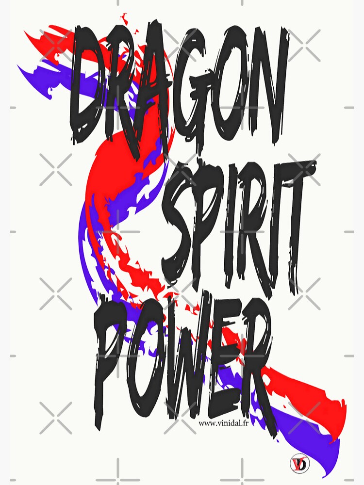 Aperçu 3 sur 3. Carnet avec l'œuvre DRAGON SPIRIT POWER-2. créée et vendue par Vinidal.