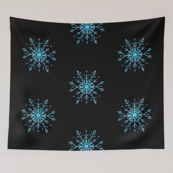 Item preview, Icy Blue Snowflake designed and sold by MyTshirtArt.