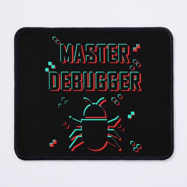 Item preview, Master Debugger Glitch black black designed and sold by Warrioll.