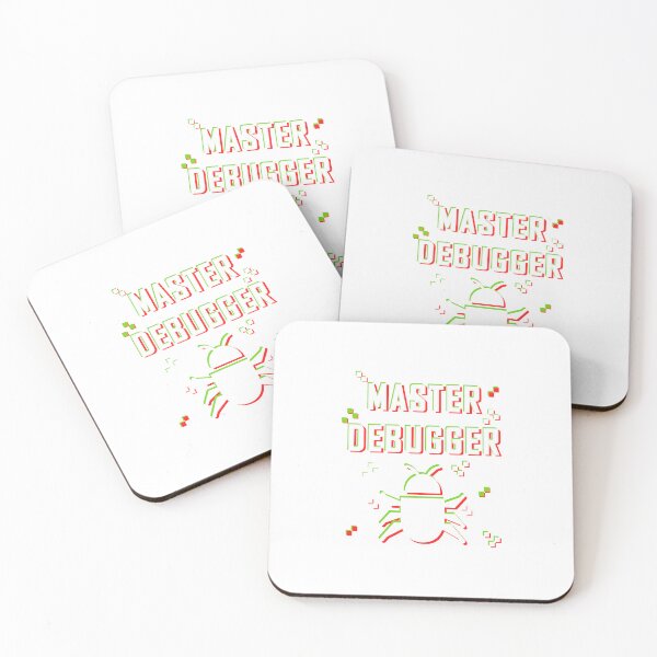 Item preview, Master Debugger Glitch white white designed and sold by Warrioll.