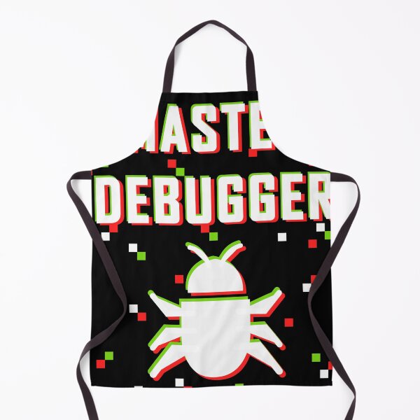 Item preview, Master Debugger Glitch Pixel white black designed and sold by Warrioll.
