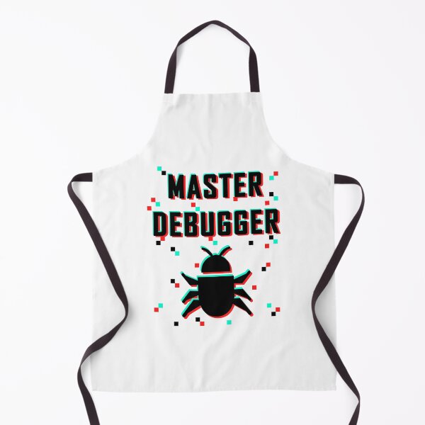 Item preview, Master Debugger Glitch Pixel black white designed and sold by Warrioll.