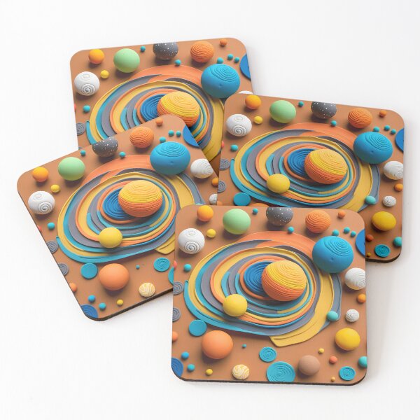 Item preview, Abstract solar system designed and sold by NolineXpression.