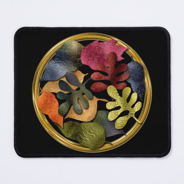 Item preview, Lovely Leaves Metallic Style Autumn Medley designed and sold by CheriesArt.