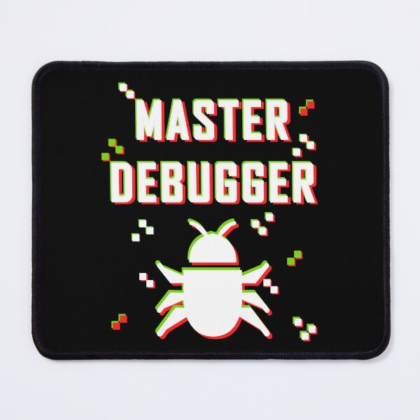 Item preview, Master Debugger Glitch white black designed and sold by Warrioll.