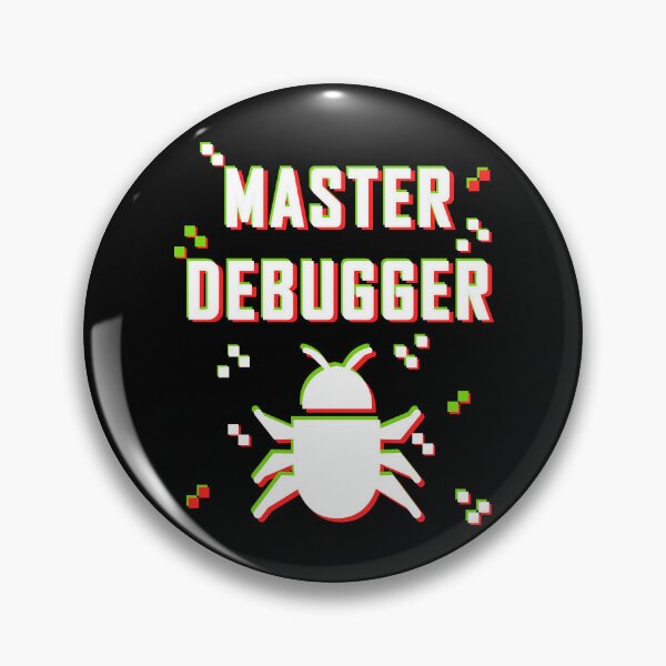 Item preview, Master Debugger Glitch white black designed and sold by Warrioll.