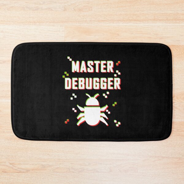 Item preview, Master Debugger Glitch white black designed and sold by Warrioll.