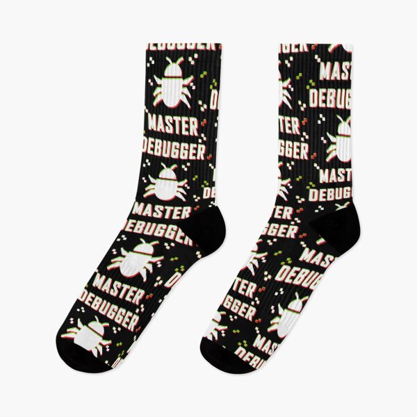 Item preview, Master Debugger Glitch white black designed and sold by Warrioll.
