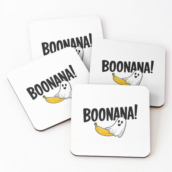 Item preview, Boonana! Funny Banana Ghost Pun designed and sold by PMCreative.