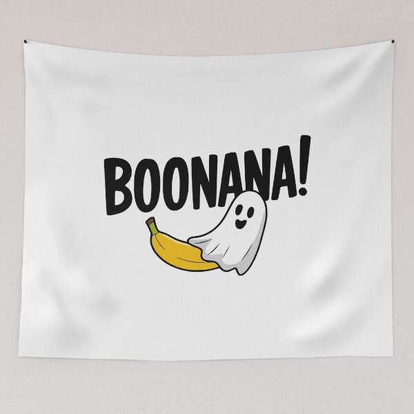 Item preview, Boonana! Funny Banana Ghost Pun designed and sold by PMCreative.