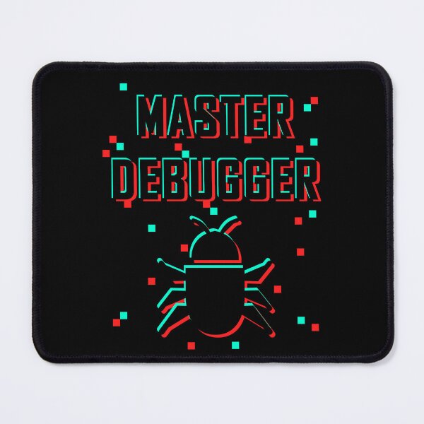 Item preview, Master Debugger Glitch Pixel black black designed and sold by Warrioll.