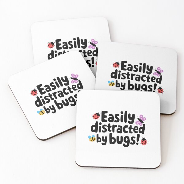 Item preview, Easily Distracted By Bugs! Funny Bugs Pun designed and sold by PMCreative.