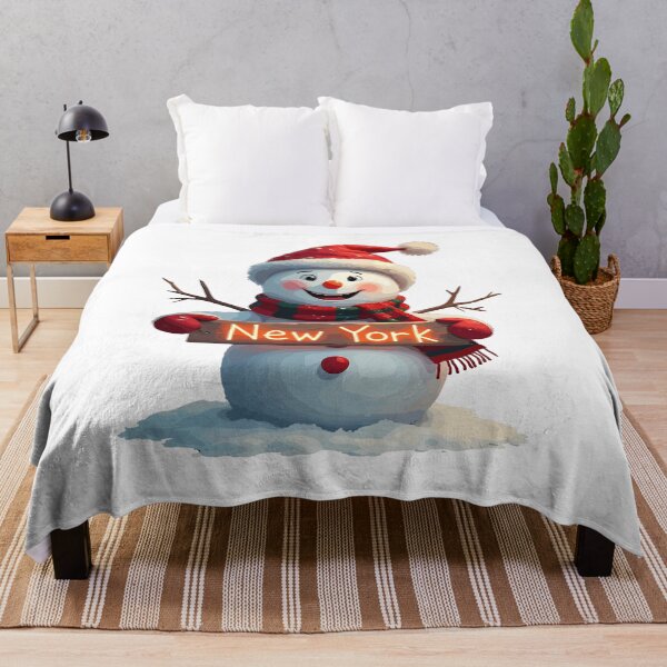 Item preview, A Snow Monkey Experiences the Magic of New York at Christmas designed and sold by TaruHonu.