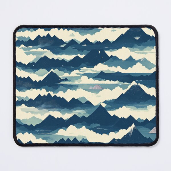 Item preview, Mountains Tile Pattern designed and sold by NicolasGlowArt.