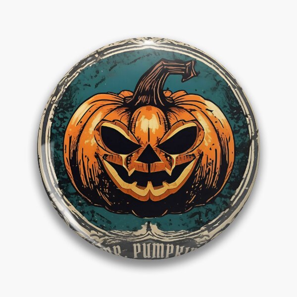 Item preview, Mr. Pumpkin Halloween Spooky Stamp designed and sold by Vintagestamps.