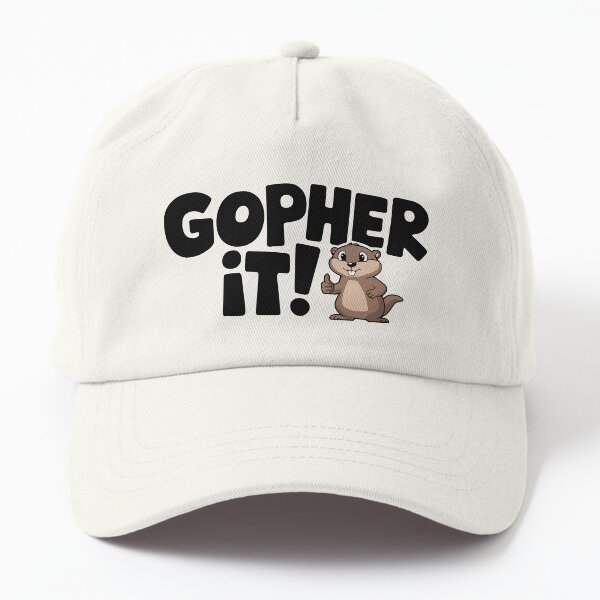 Aperçu de l'œuvre Gopher It ! Jeu de mots amusant sur Gopher créée et vendue par PMCreative.