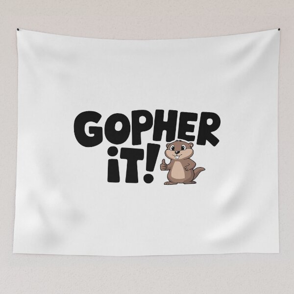 Artikelvorschau, Gopher It! Lustiges Gopher-Wortspiel entworfen und verkauft von PMCreative.