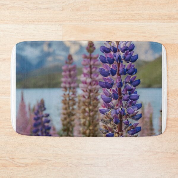 Item preview, Lupines with Chilean Mountains in the Background designed and sold by PhotoArt by Joan Carroll.