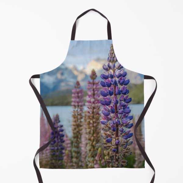 Item preview, Lupines with Chilean Mountains in the Background designed and sold by PhotoArt by Joan Carroll.