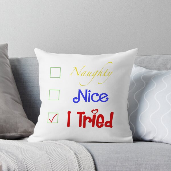 Item preview, Naughty, nice, I tried designed and sold by SwampHagsOG.