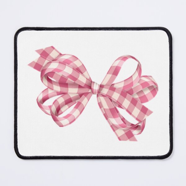 Item preview, Coquette gingham pink bow designed and sold by Pixiedrop.