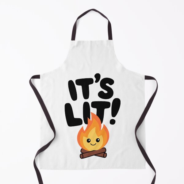 Item preview, It's Lit! Funny Cute Campfire Pun designed and sold by PMCreative.