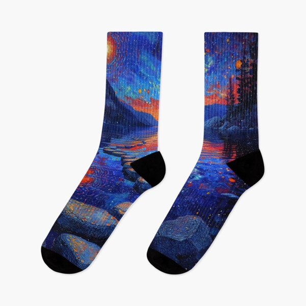 Item preview, Evening Lake 1  designed and sold by Dawn van Doorn.