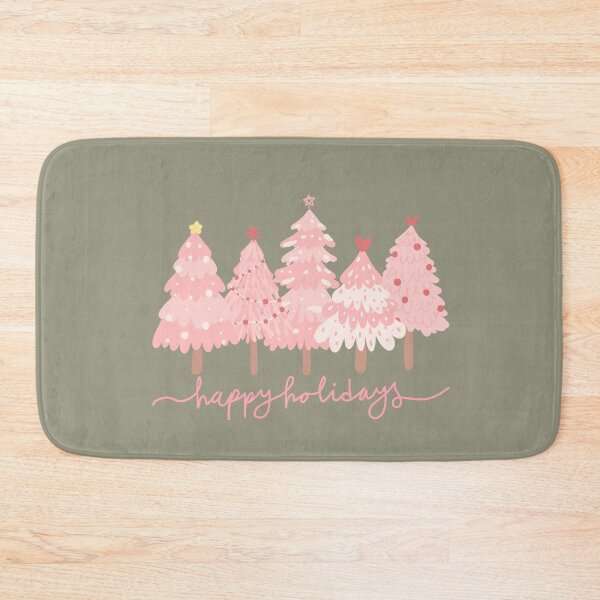 Item preview,   Pink Trees Cute Winter Christams Happy Holidays designed and sold by KolorellaS.