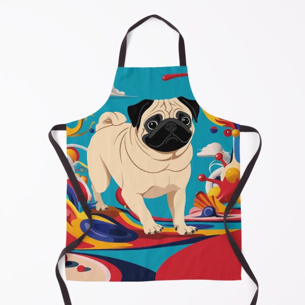 Item preview, Pug Dog Salvador Dali style designed and sold by YoshiArtDesign.