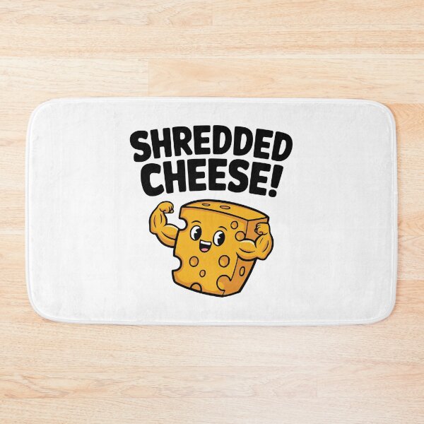 Item preview, Shredded Cheese! Cute Cheese Gym Pun designed and sold by PMCreative.