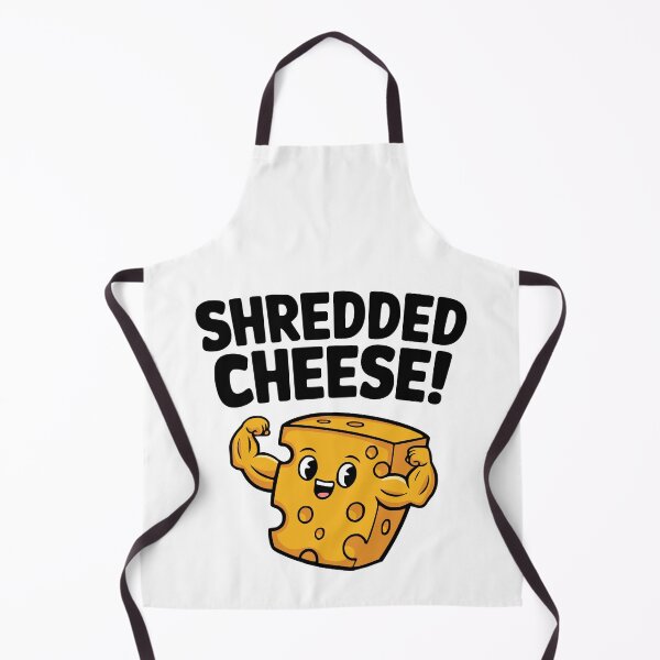 Item preview, Shredded Cheese! Cute Cheese Gym Pun designed and sold by PMCreative.