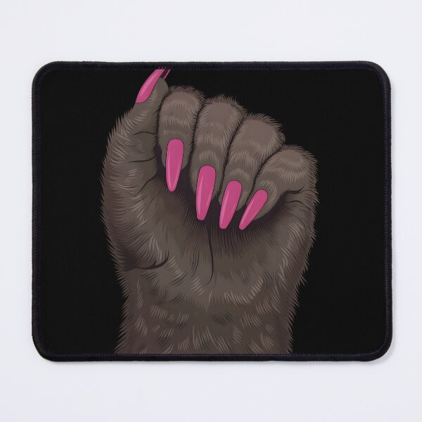 Item preview, Nail stylist funny paw designed and sold by NextDoorShoop.
