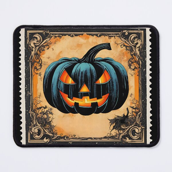 Item preview, Mr. Pumpkin II Halloween Spooky Stamp designed and sold by Vintagestamps.