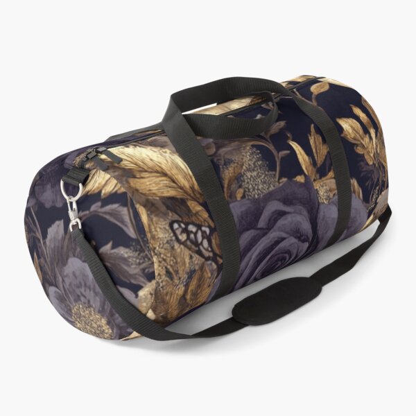 Item preview, Vintage Golden Purple Perfection Midnight Flowers designed and sold by GrinGalore.